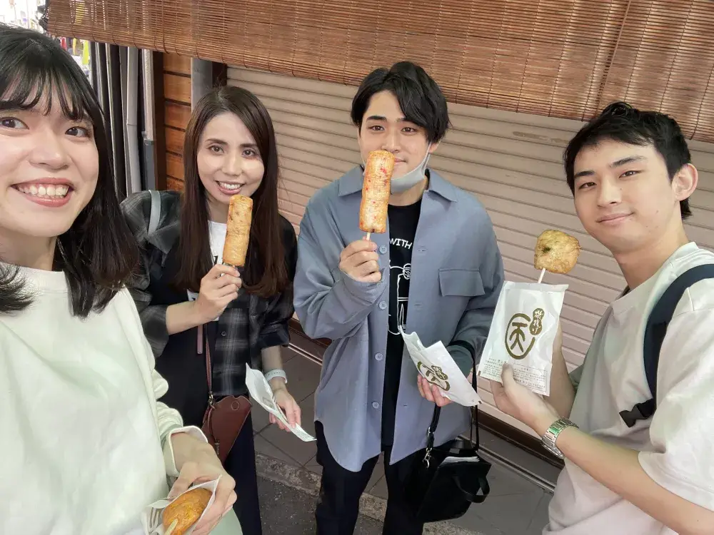 バスツアー！江ノ島班！食べ歩きに江ノ島水族館に行きました！